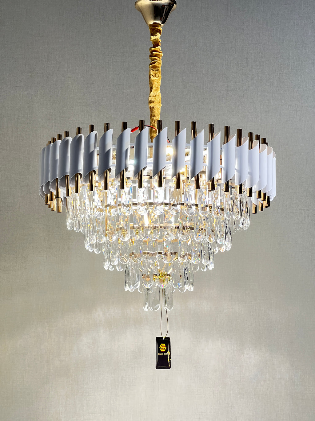 LUSTRE CRISTALE 88801WT/GD/600