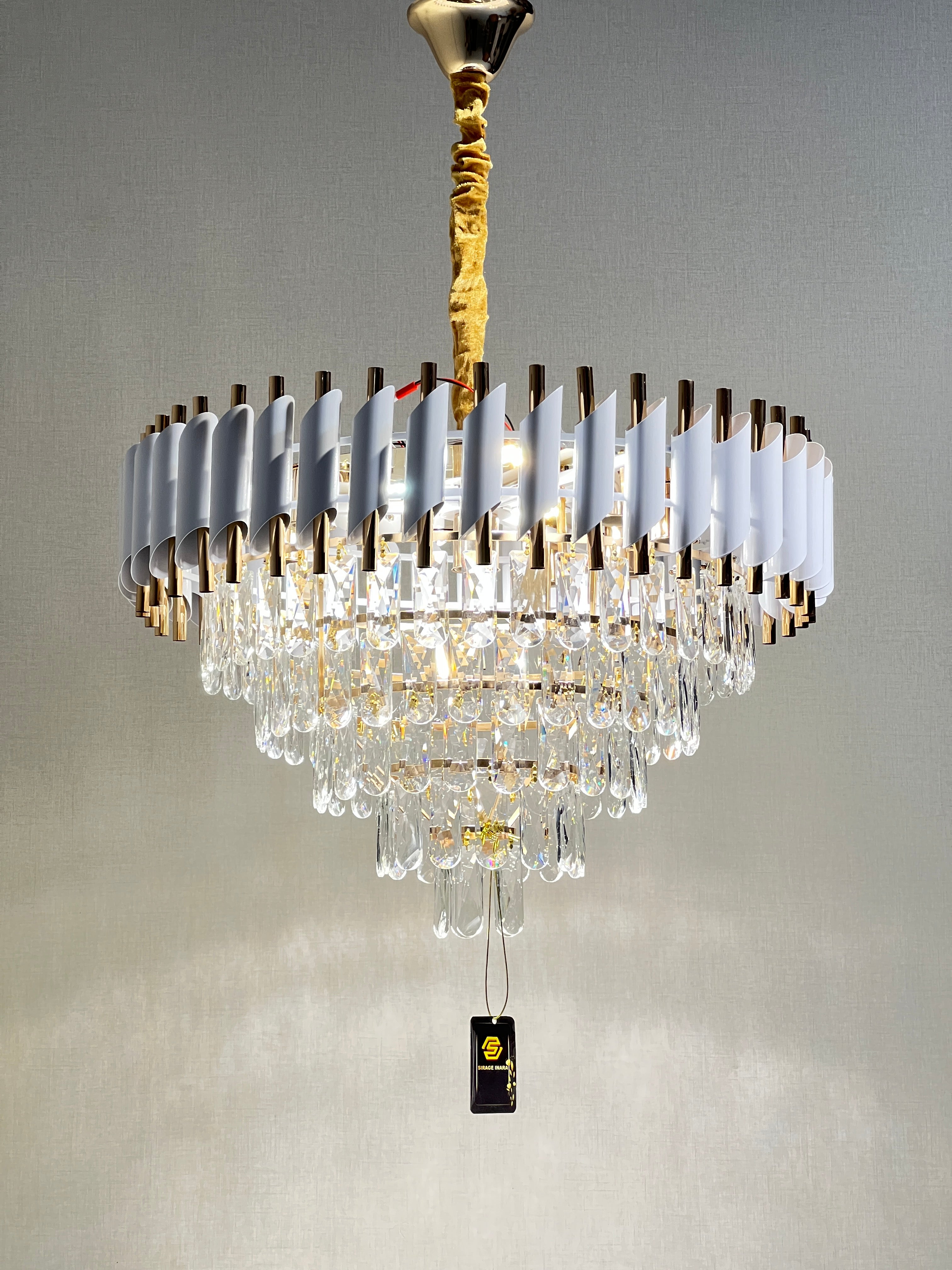LUSTRE CRISTALE 88801WT/GD/600