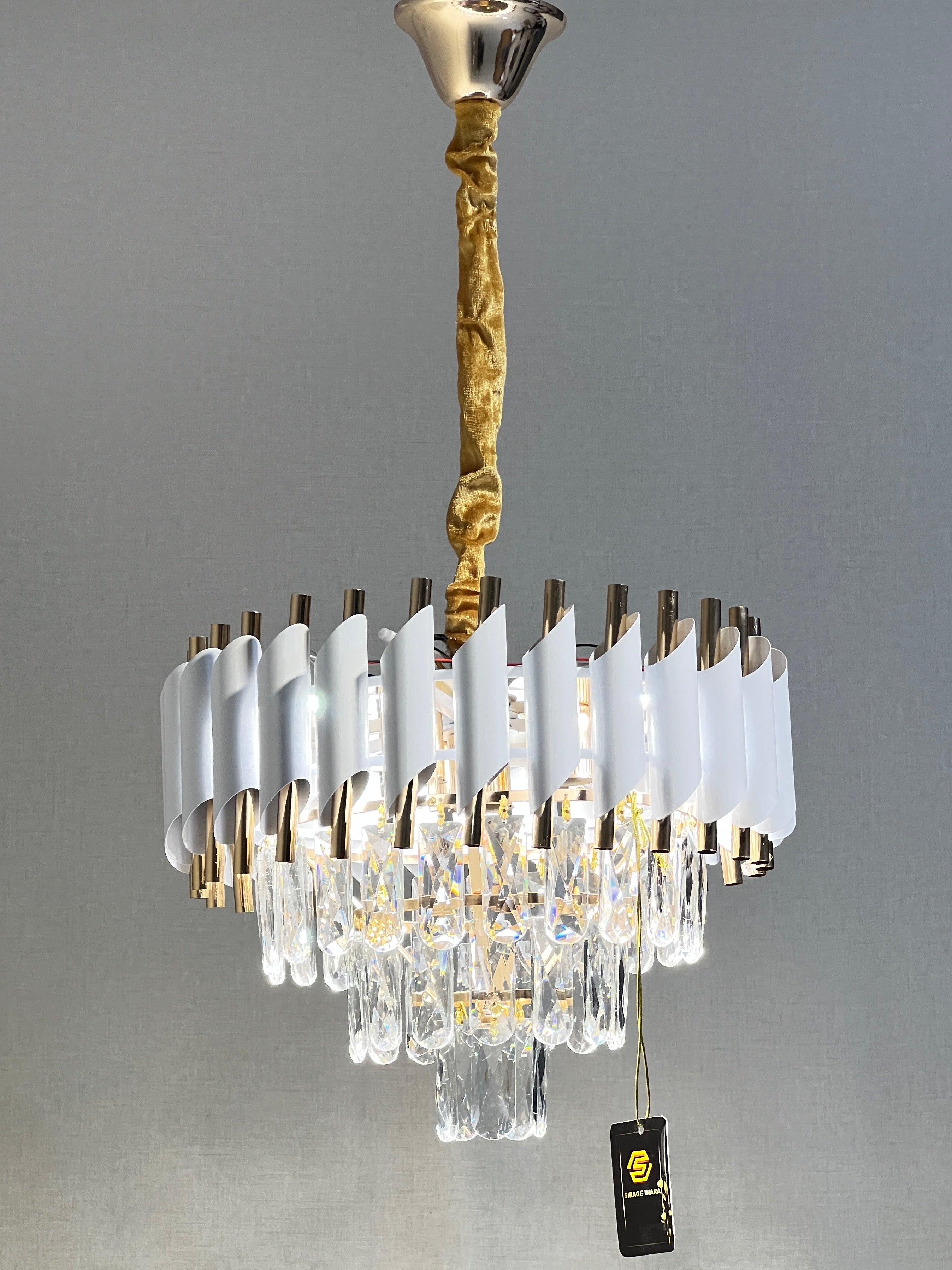 LUSTRE CRISTALE 88801WT/GD/400