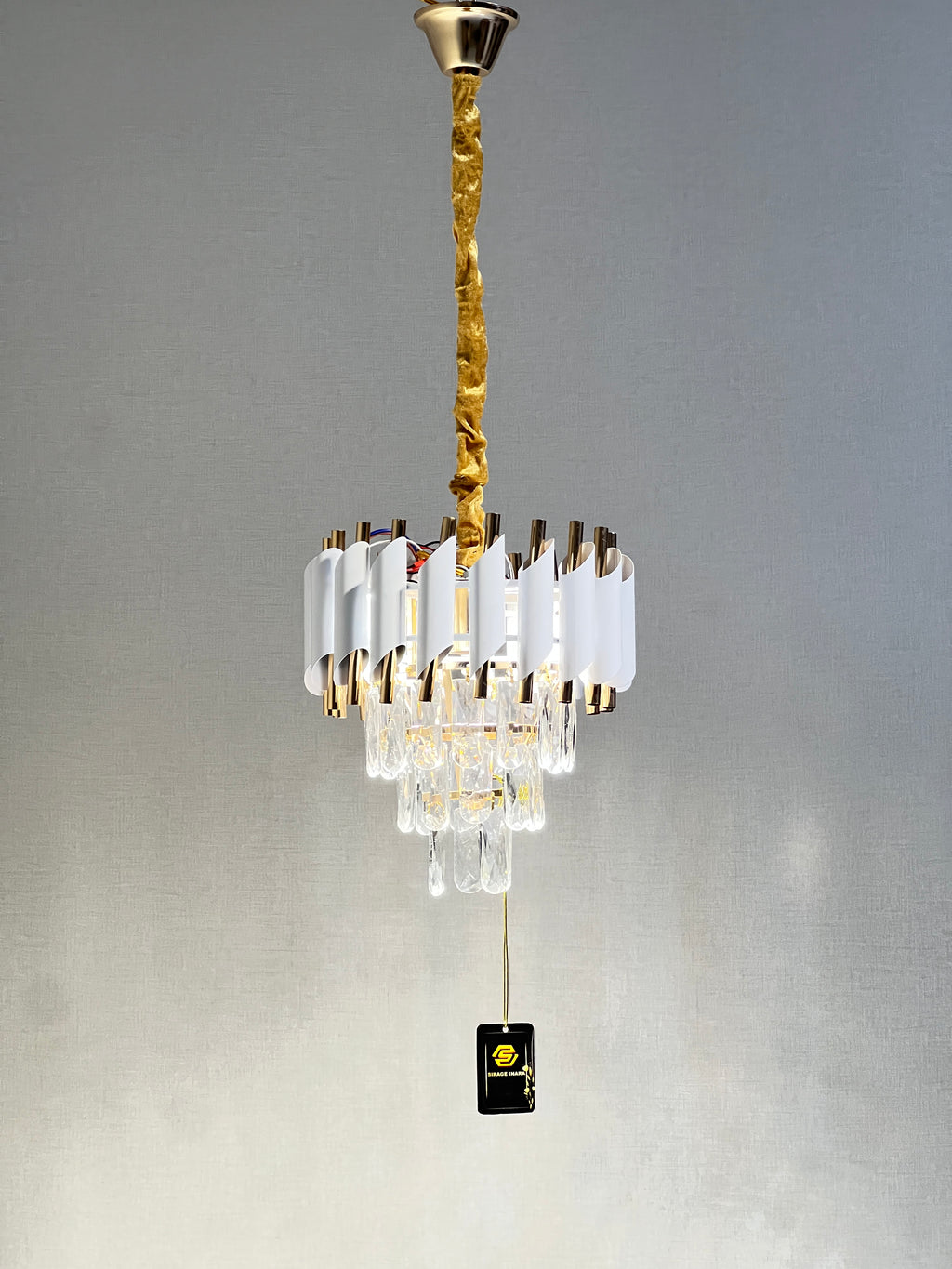 LUSTRE CRISTALE 88801WT/GD/300