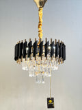 LUSTRE CRISTAL 88801BK/GD/400