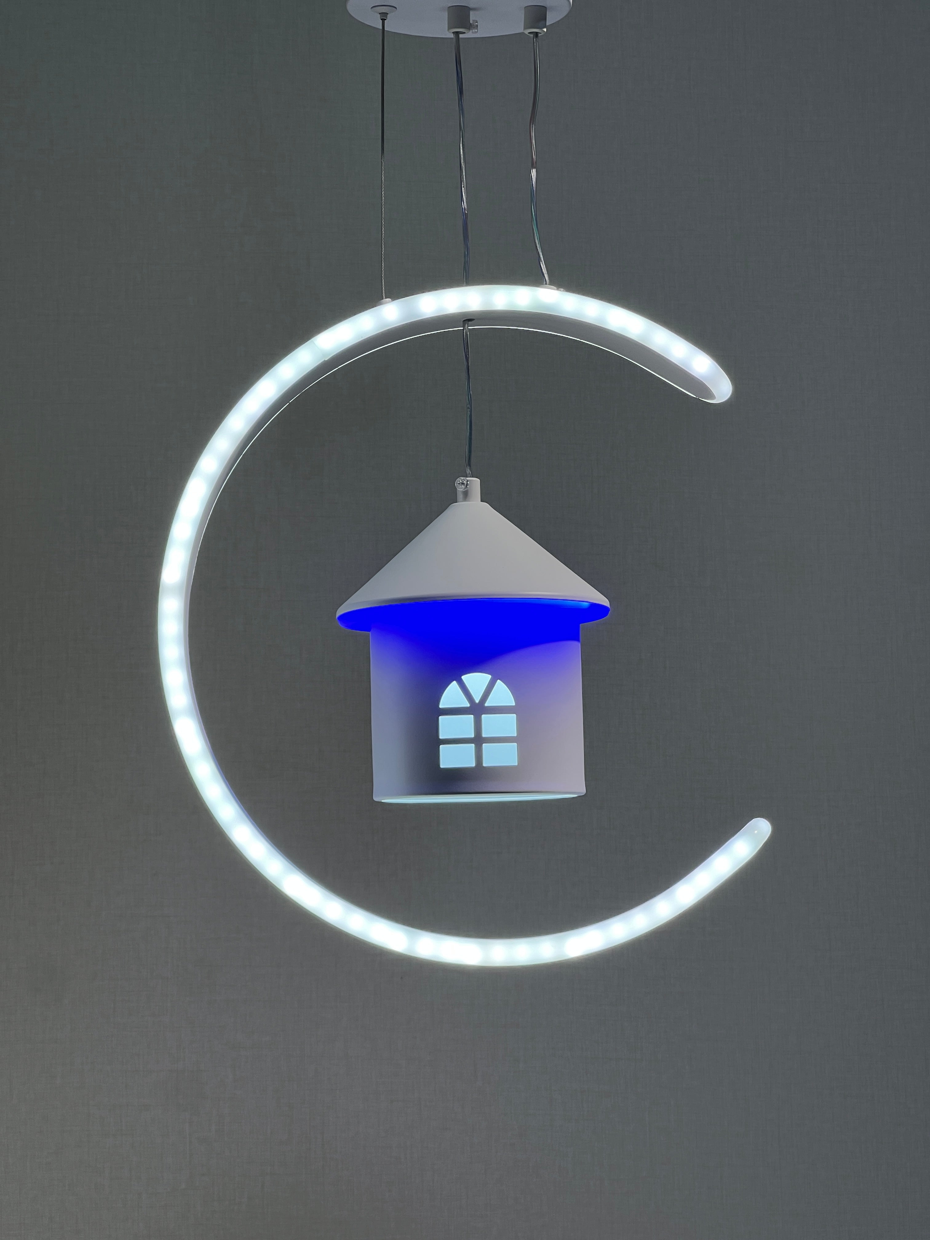 LUSTRE LED 1002-1BLEU