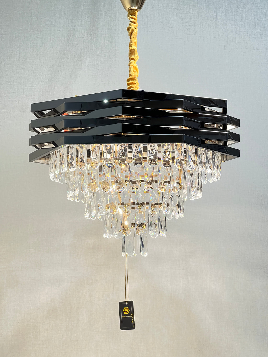 LUSTRE CRISTAL 6802BK/600