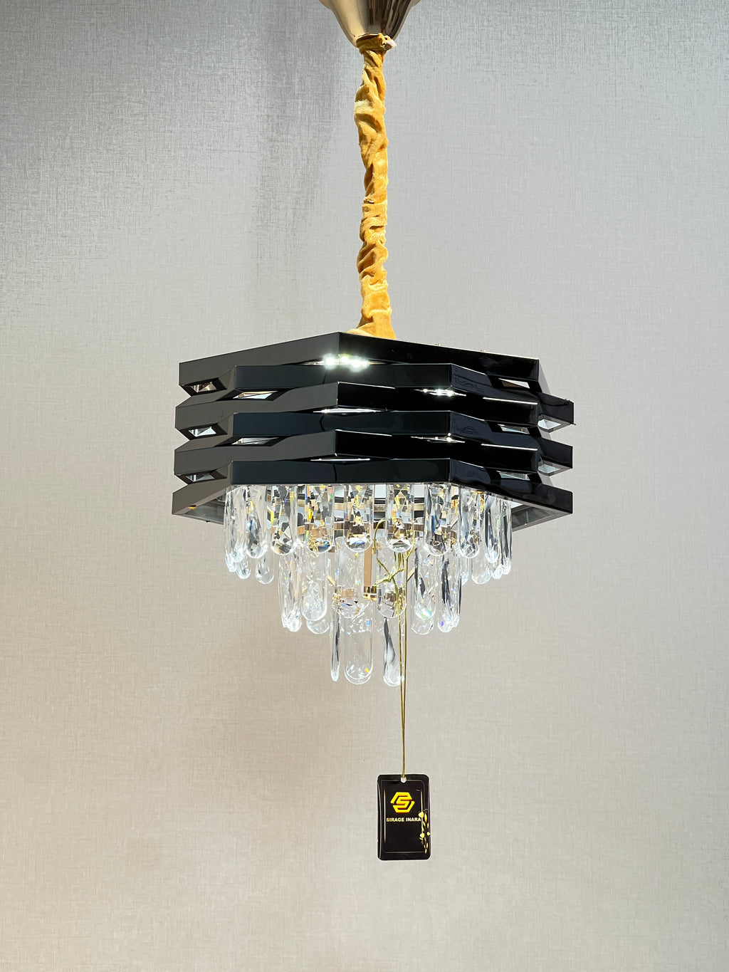 LUSTRE CRISTAL 6802BK/400