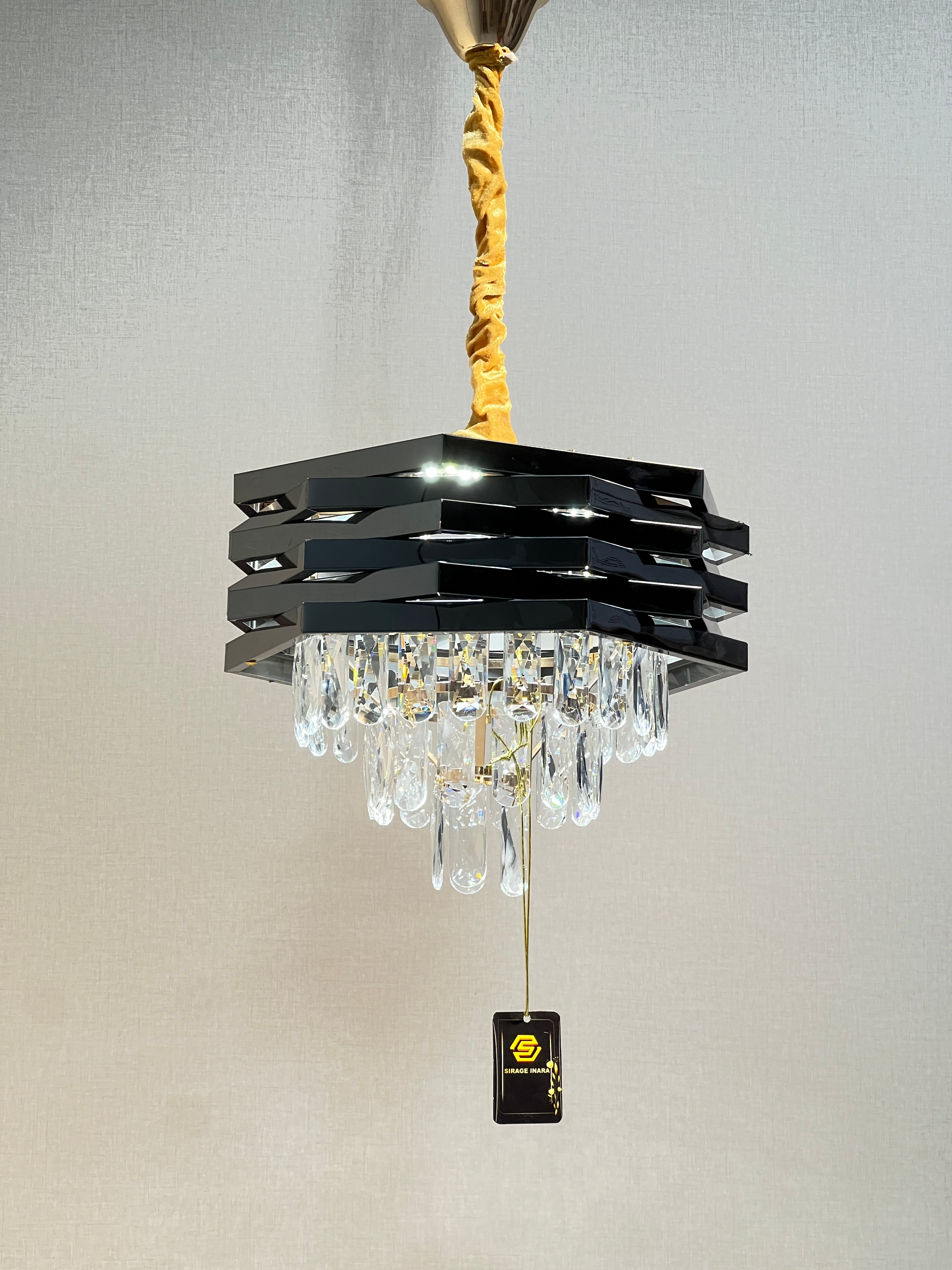 LUSTRE CRISTAL 6802BK/400