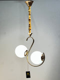LUSTRE BOULLE 2 LAMPE  9475