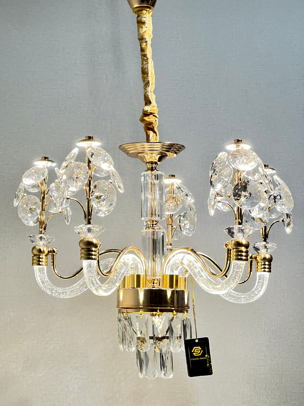 LUSTRE CRISTAL 3778/5