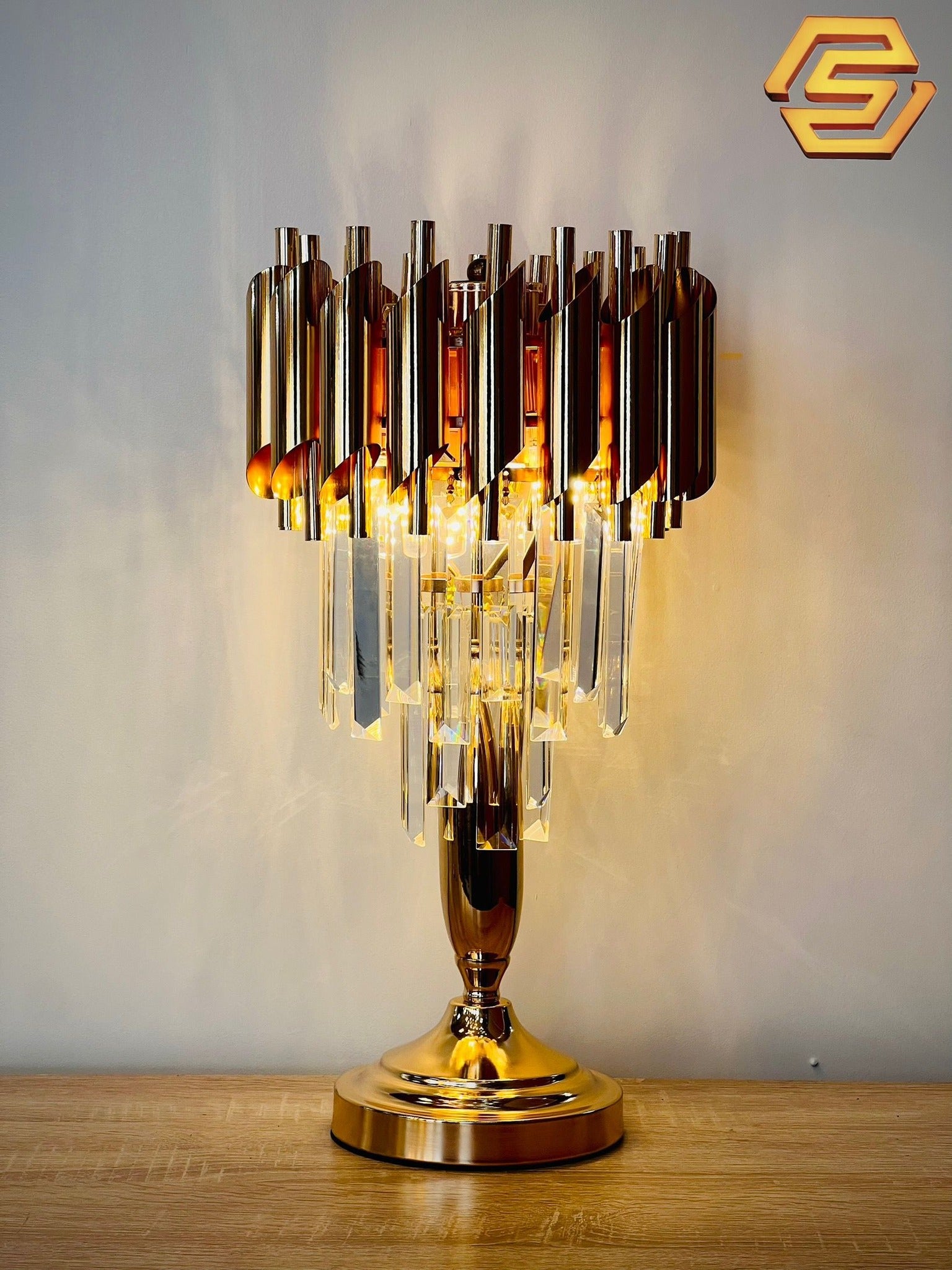 VEILLEUSE CRISTALE - مصباح ليلي كريستالي فاخر | إضاءة ديكورية