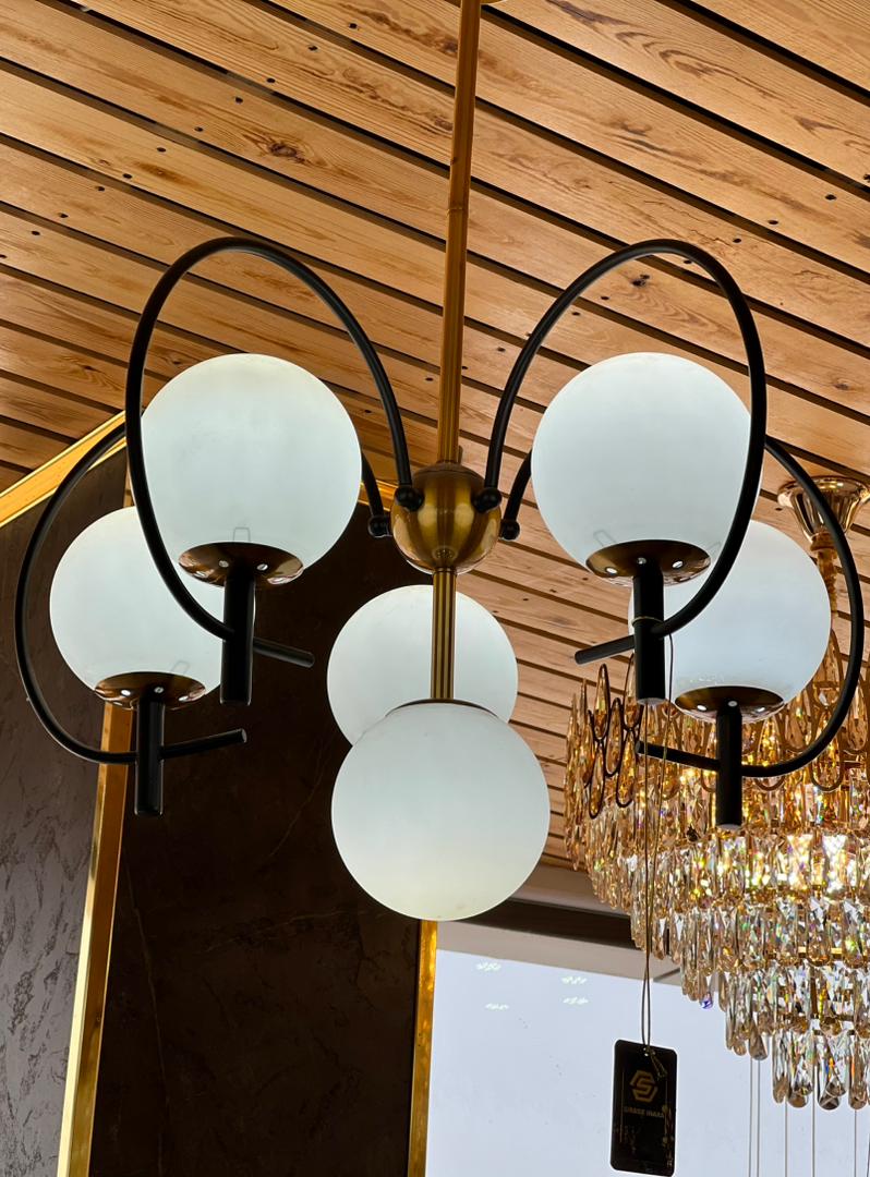 LUSTRE BOULLE 6 LAMPE 2403-6