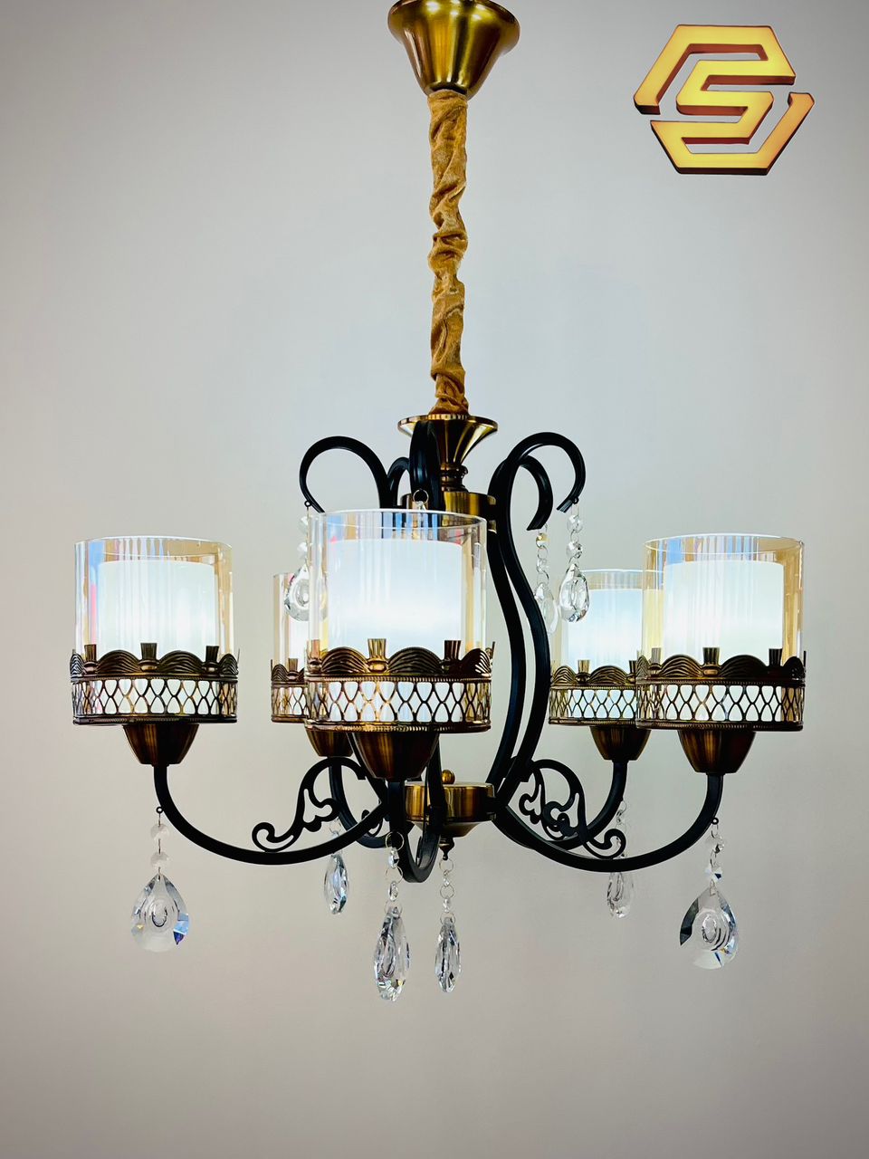 LUSTRE CLASSIQUE 5 LAMPE 220802/5