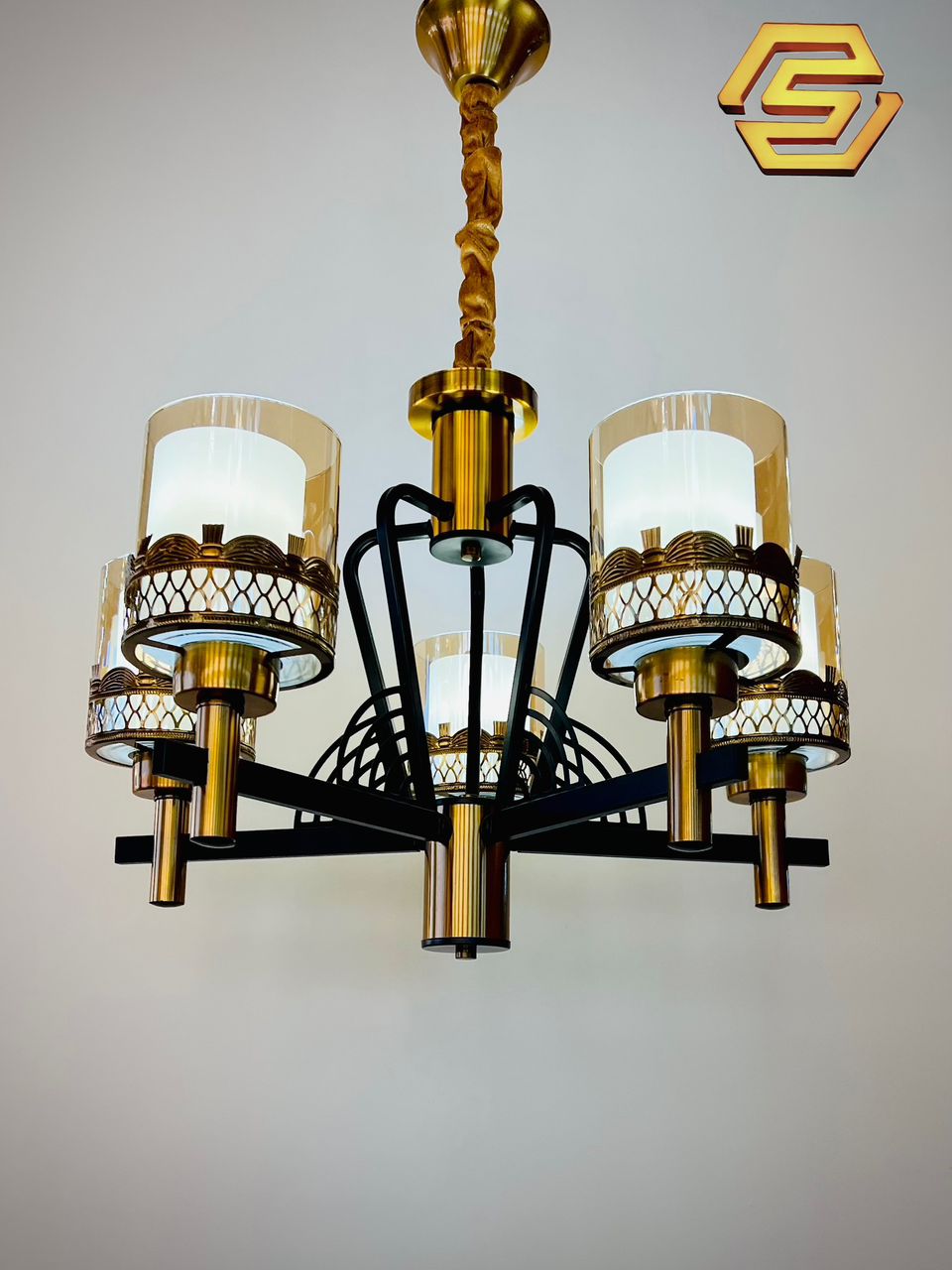LUSTRE CLASSIQUE 5 LAMPE 221201/5
