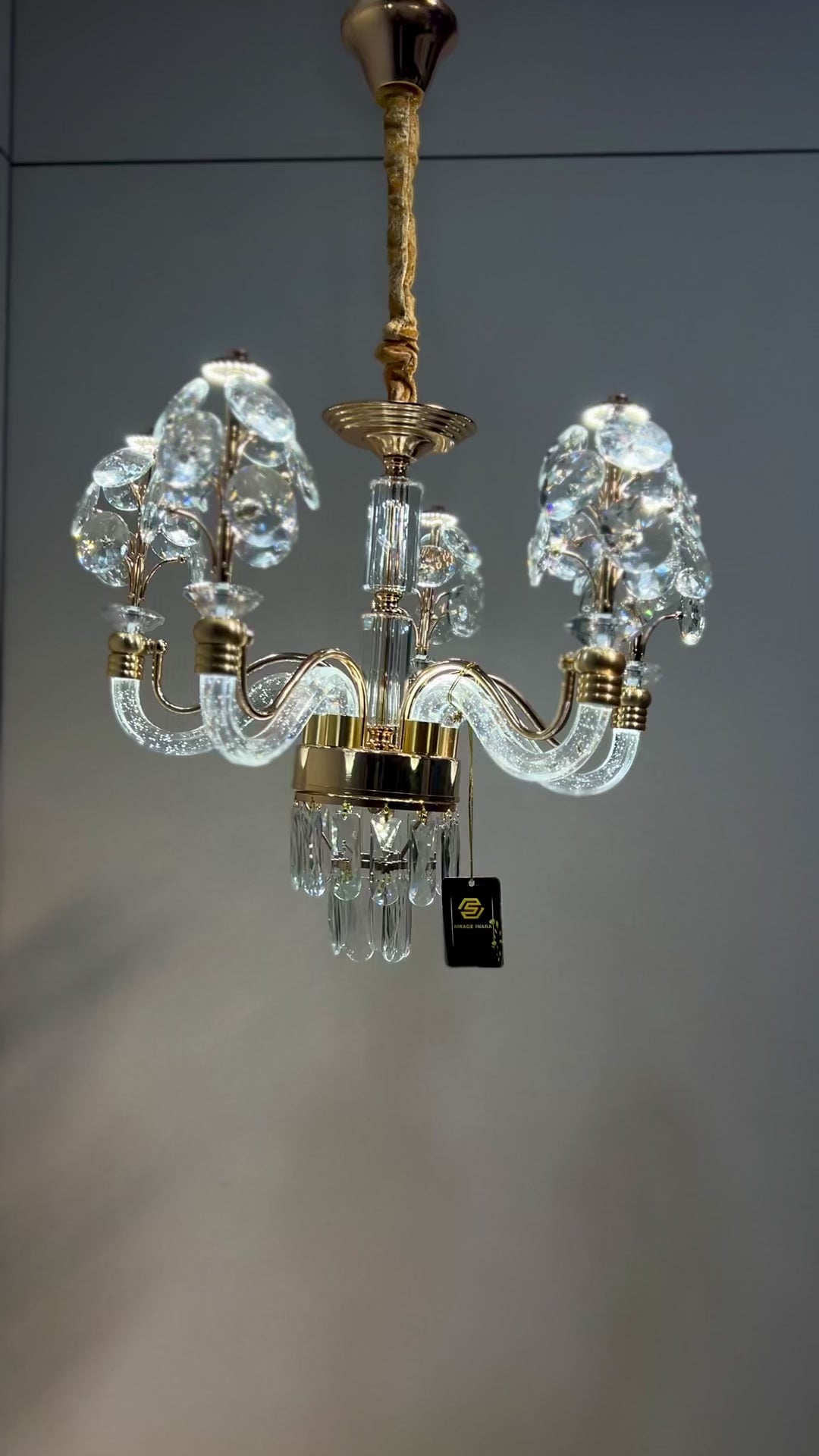 LUSTRE CRISTAL 3778/5