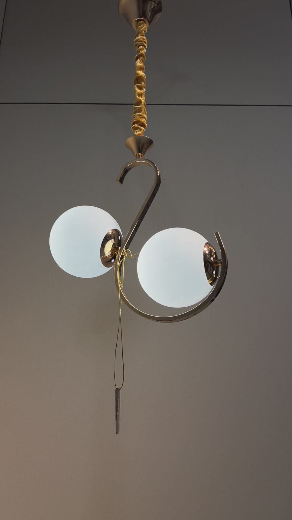 LUSTRE BOULLE 2 LAMPE  9475