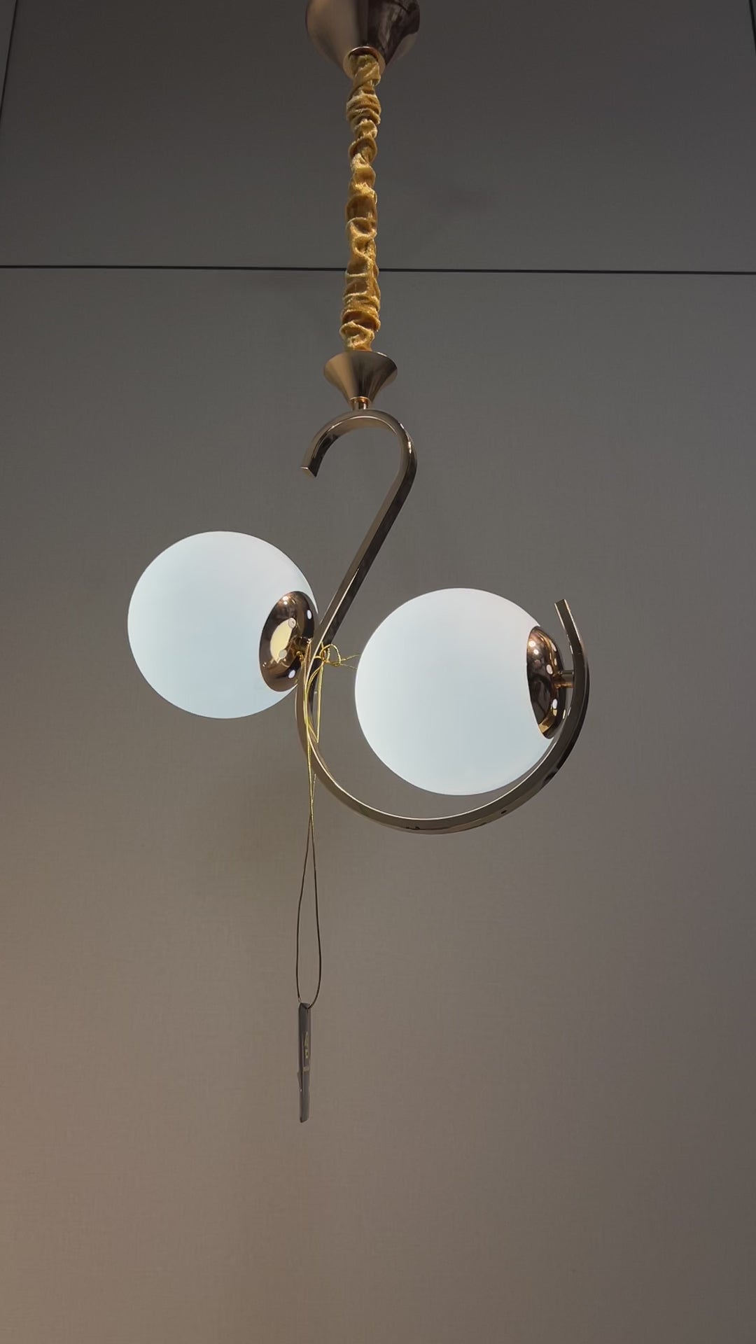 LUSTRE BOULLE 2 LAMPE  9475