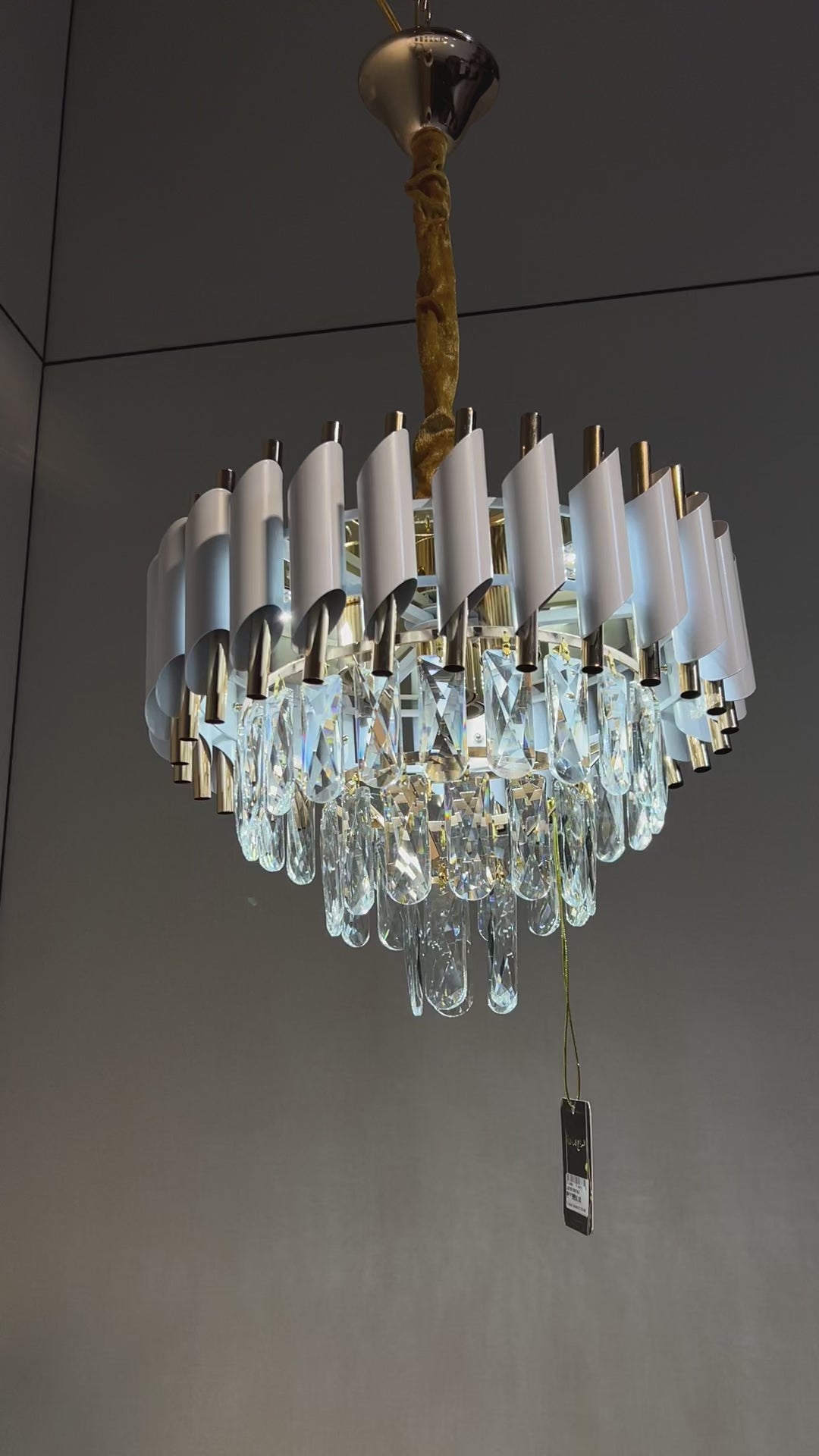 LUSTRE CRISTALE 88801WT/GD/400
