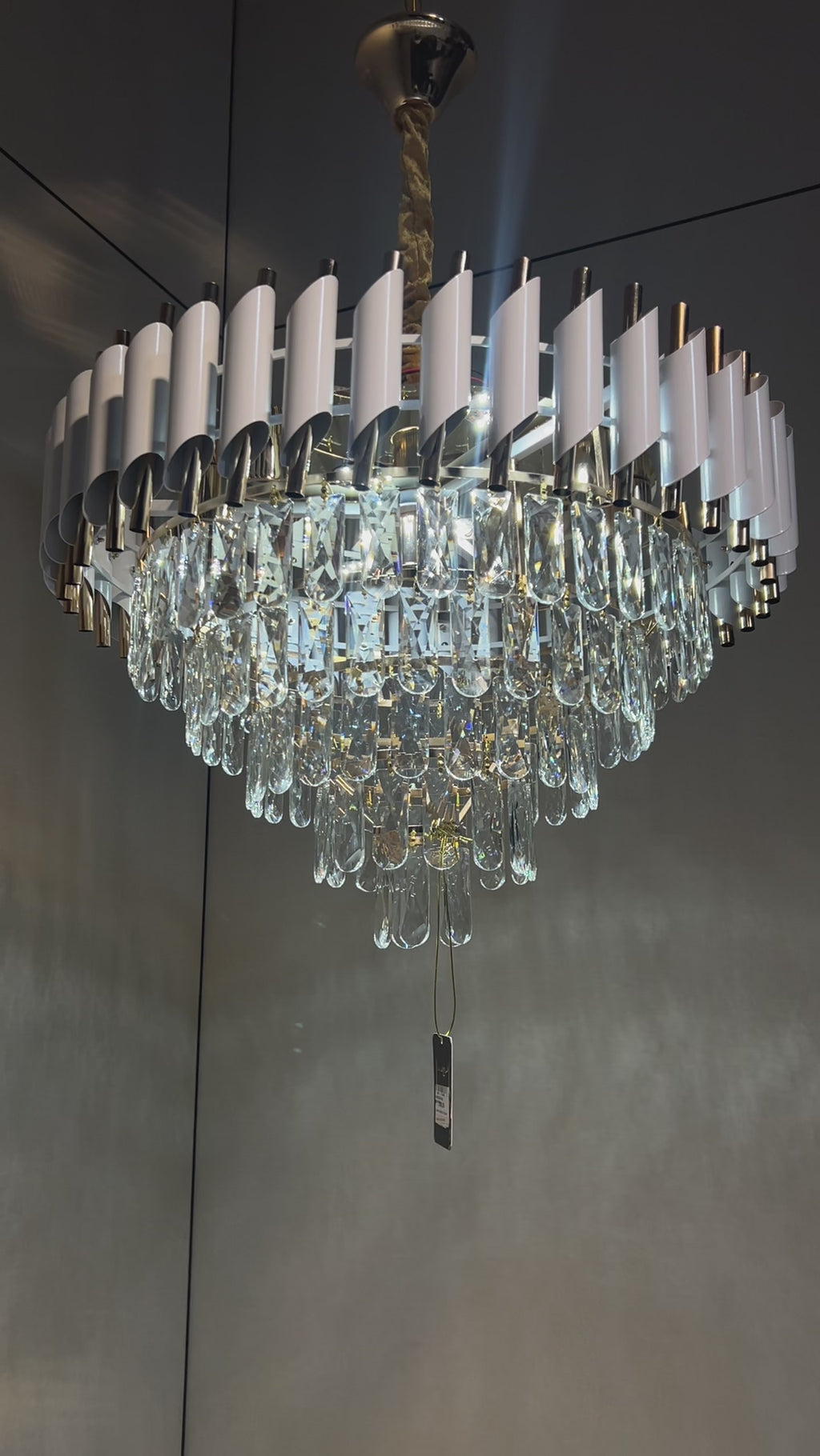 LUSTRE CRISTALE 88801WT/GD/600