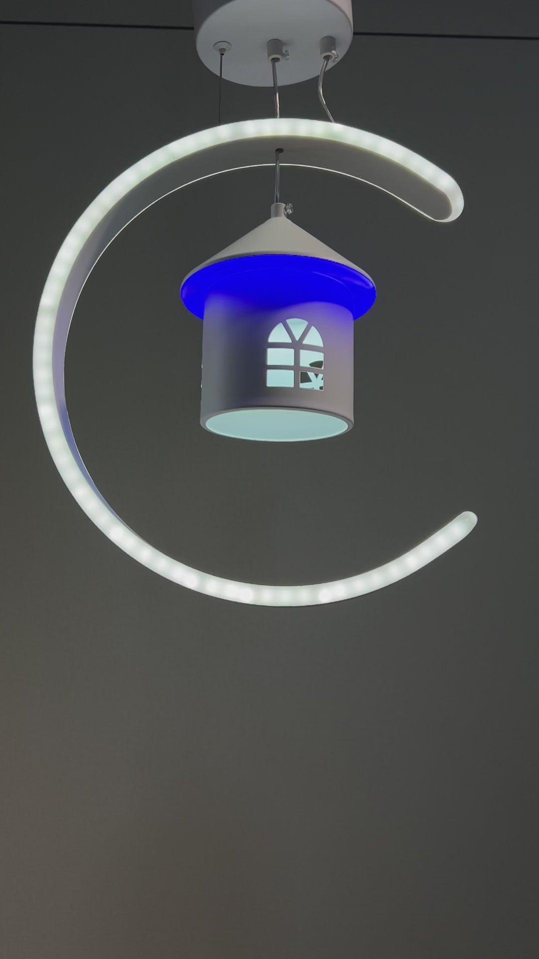 LUSTRE LED 1002-1BLEU